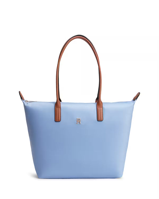 TH Monogram Crossbody Popette Tote Bag - Powder Blue