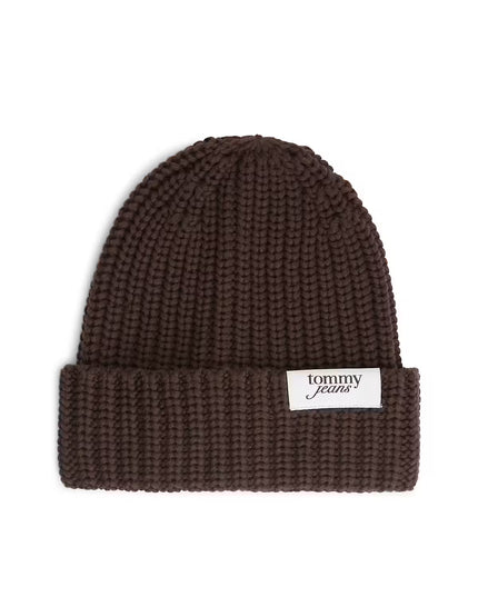 Script Beanie - Truffle Brown