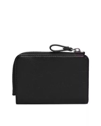 Bold Script Bifold Purse - Black