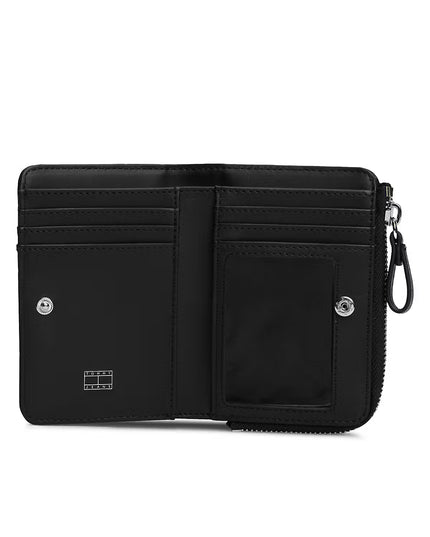 Bold Script Bifold Purse - Black