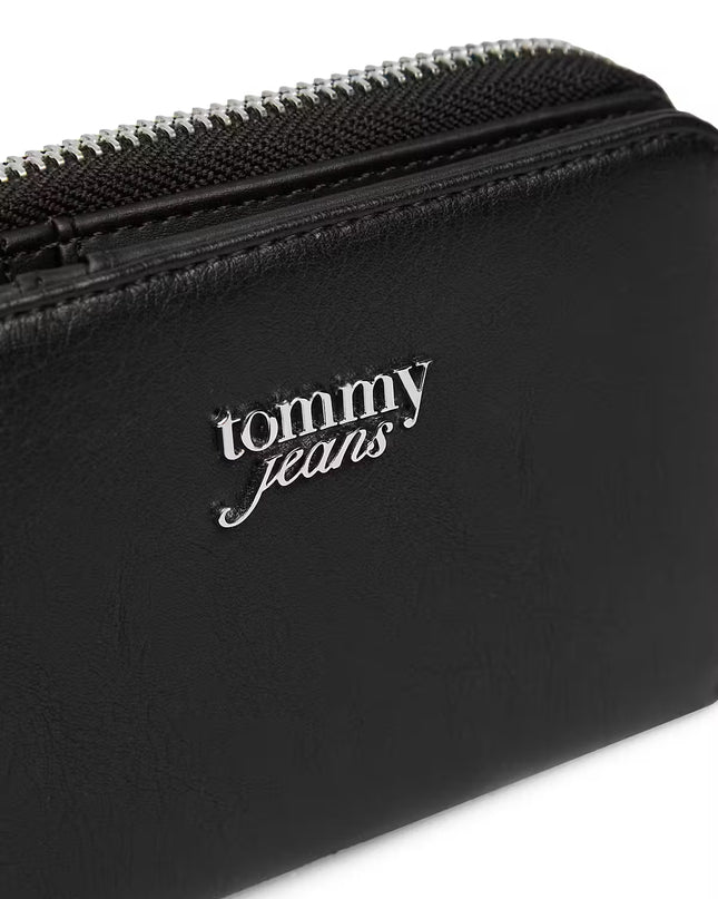 Bold Script Bifold Purse - Black