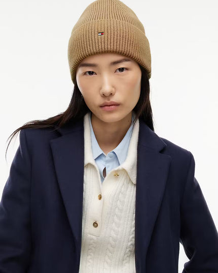 Flag Knit Beanie - Safari Canvas