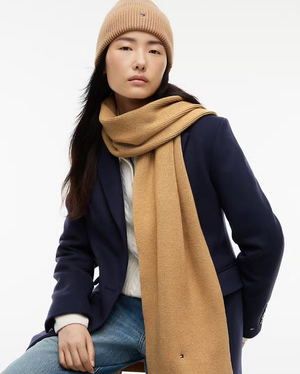 Flag Knit Scarf - Safari Canvas