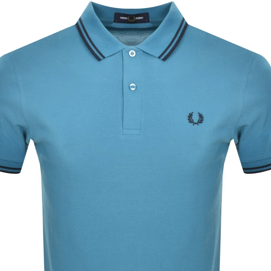 The Fred Perry Twin Tipped Polo Ocean