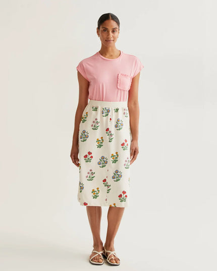 Frill Pocket T-Shirt - Pink