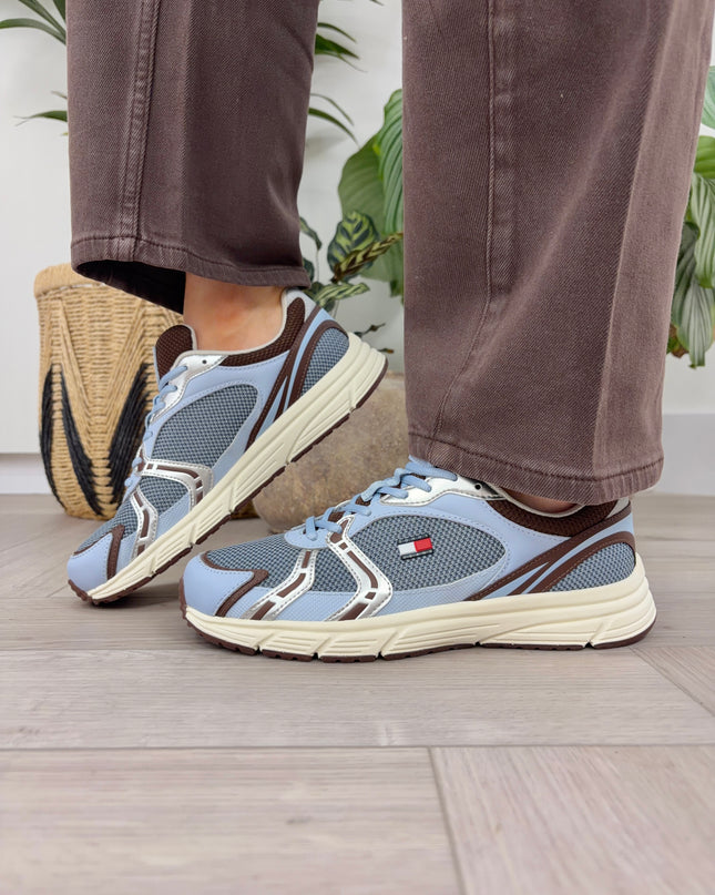 Tommy Jeans Modern Runner - Bayshore Blue/Silver