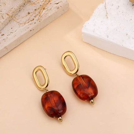 Marissa Earring - Brown