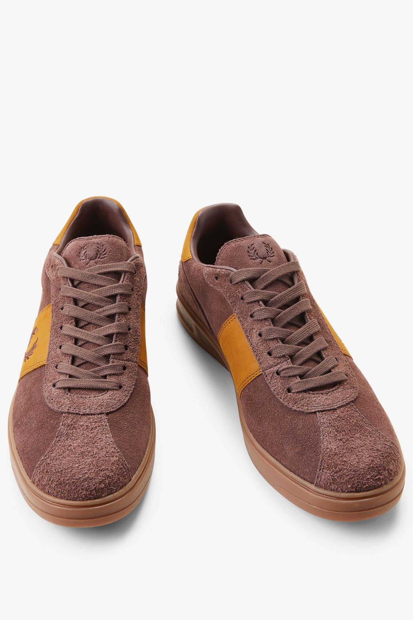 Fred Perry Suede Trainer - Carrington Brick