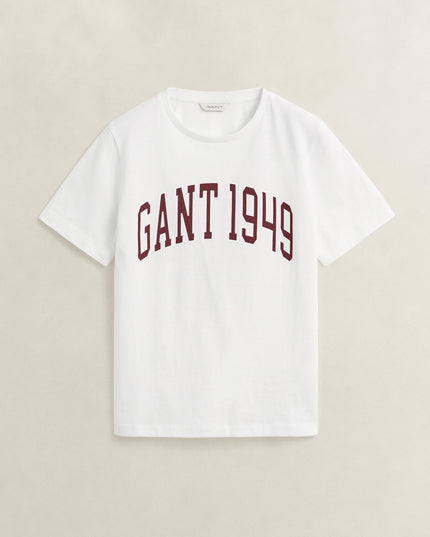 GANT Graphic Print T-Shirt - White