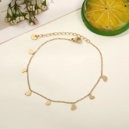 Nerina Heart Bracelet - Gold