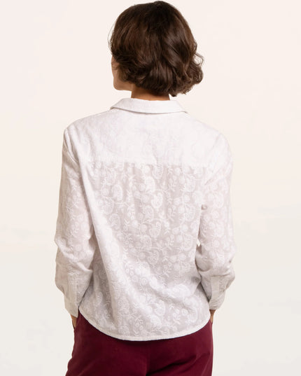 Flora Blouse - White
