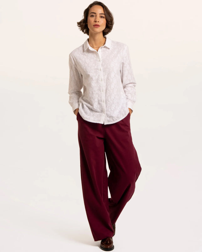 Flora Blouse - White