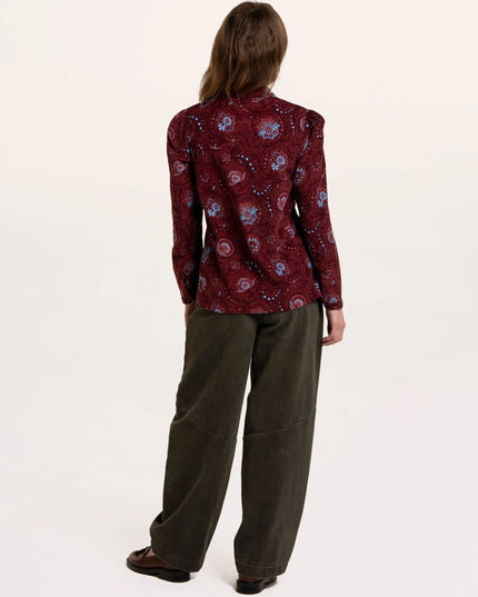 Rania Blouse - Burgundy