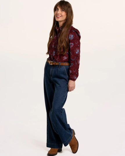Rania Blouse - Burgundy