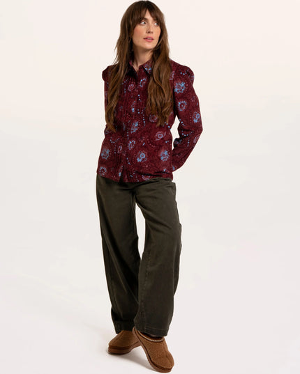 Rania Blouse - Burgundy
