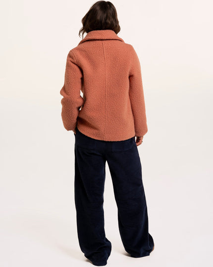 Rose Bloucle Collared Coat