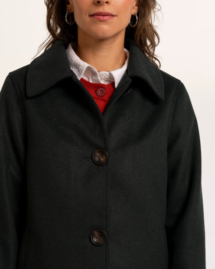 Hazel Teal Collared Jacket