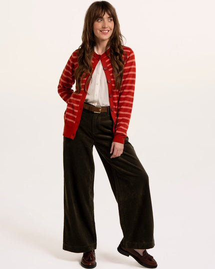 Elin Knitted Stripe Cardigan