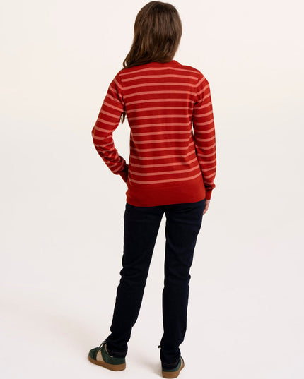 Elin Knitted Stripe Cardigan