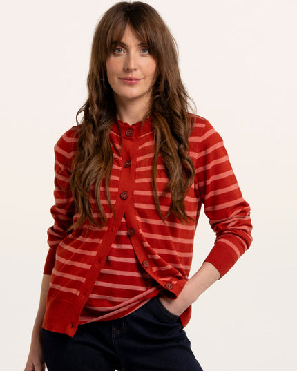 Elin Knitted Stripe Cardigan