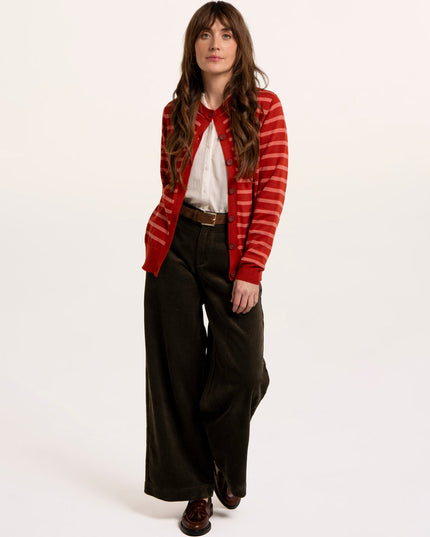 Elin Knitted Stripe Cardigan