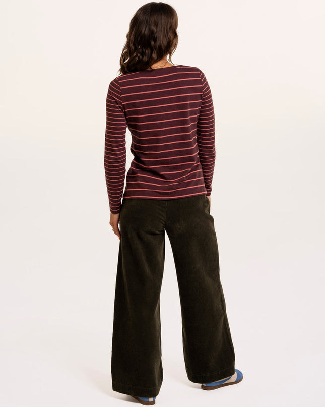 Branksome Thick And Thin Stripe Long Sleeve T-Shirt