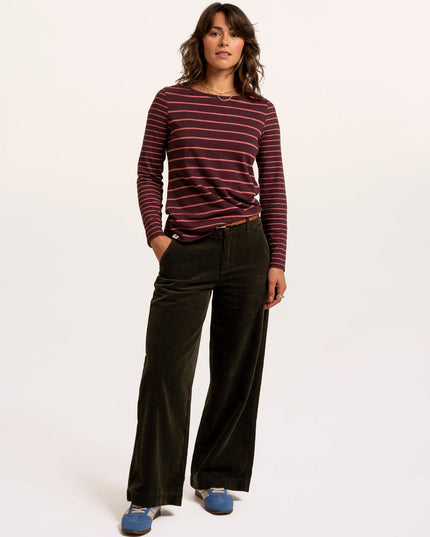 Branksome Thick And Thin Stripe Long Sleeve T-Shirt