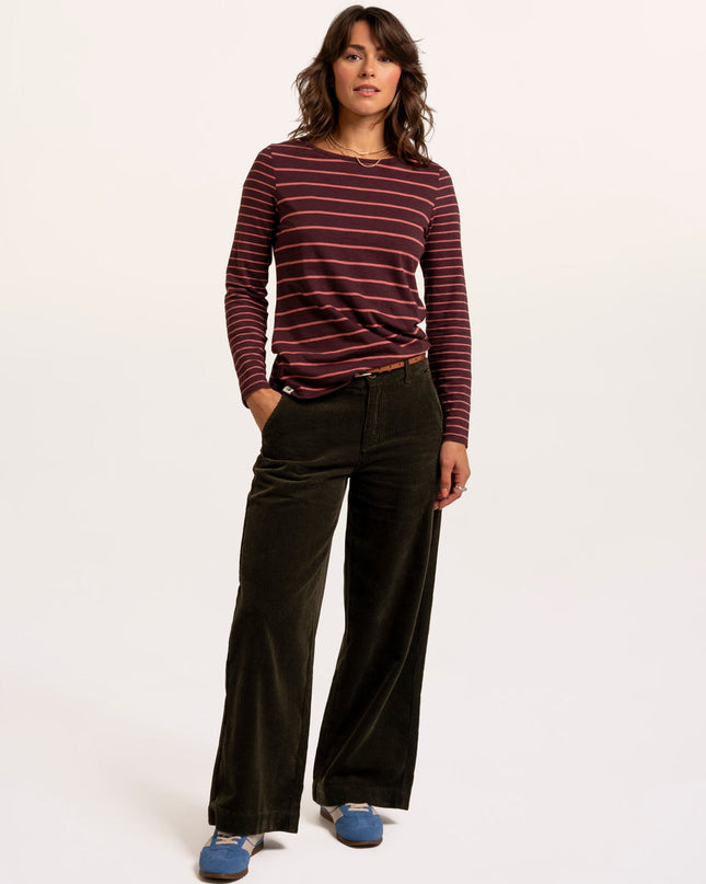 Branksome Thick And Thin Stripe Long Sleeve T-Shirt