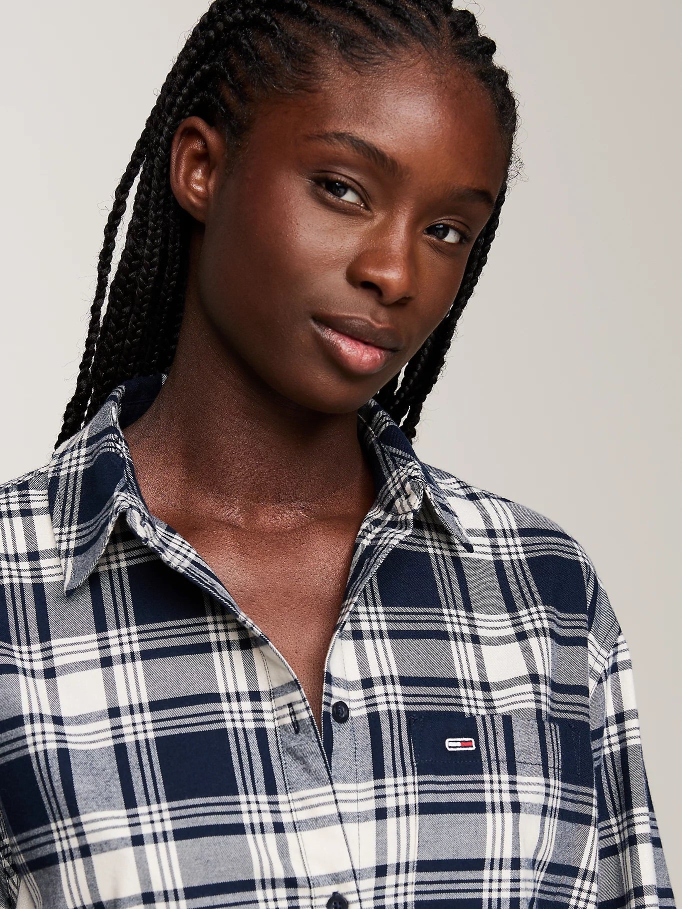 Tommy Jeans - Relaxed Belted Shirt Dress - Winter Check