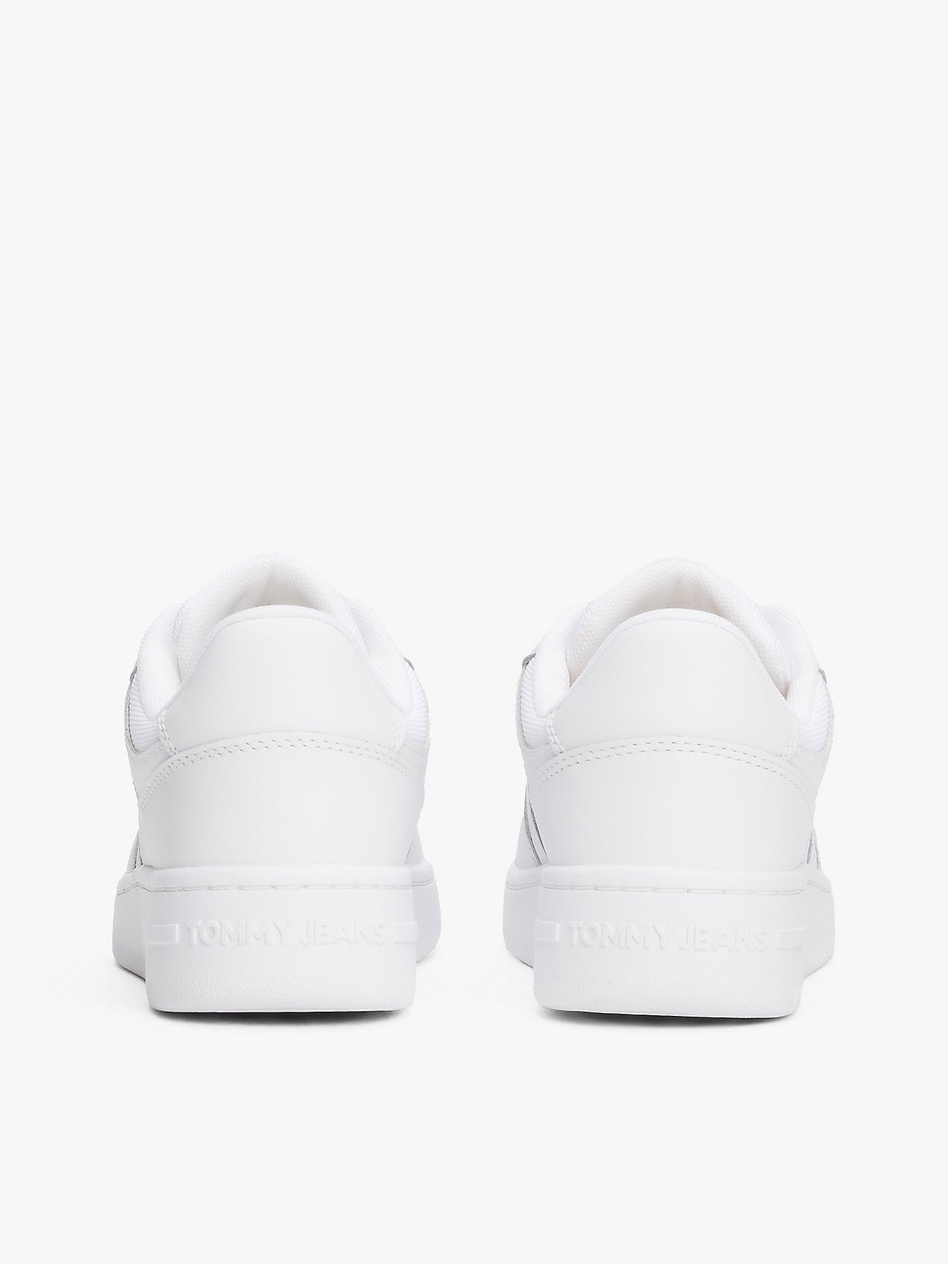 Tommy Jeans - Retro Leather Basketball Trainers - White