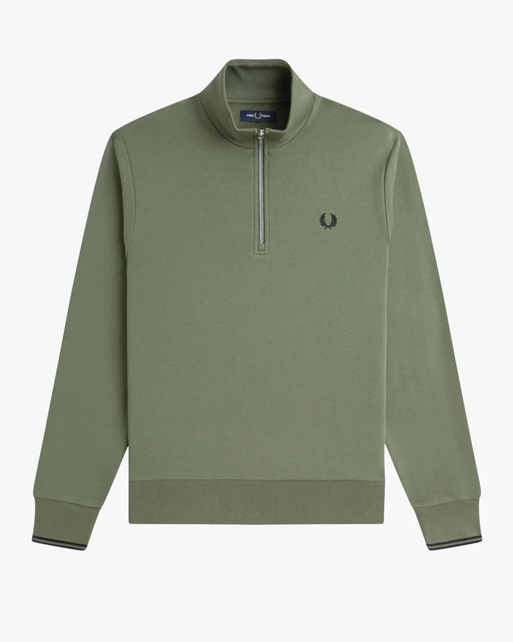 Half Zip Sweatshirt - Laurel Wreath Green