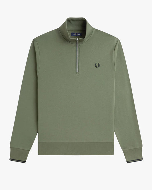 Half Zip Sweatshirt - Laurel Wreath Green