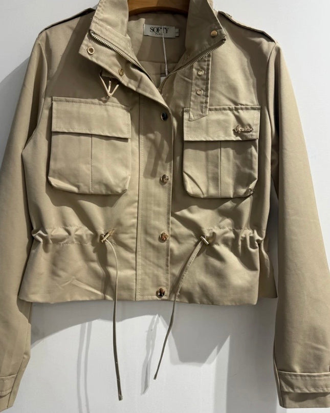 Amélie Cotton Jacket - Camel