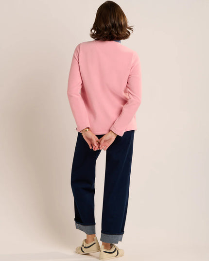 Trent Quarter Zip Micro Fleece - Pink