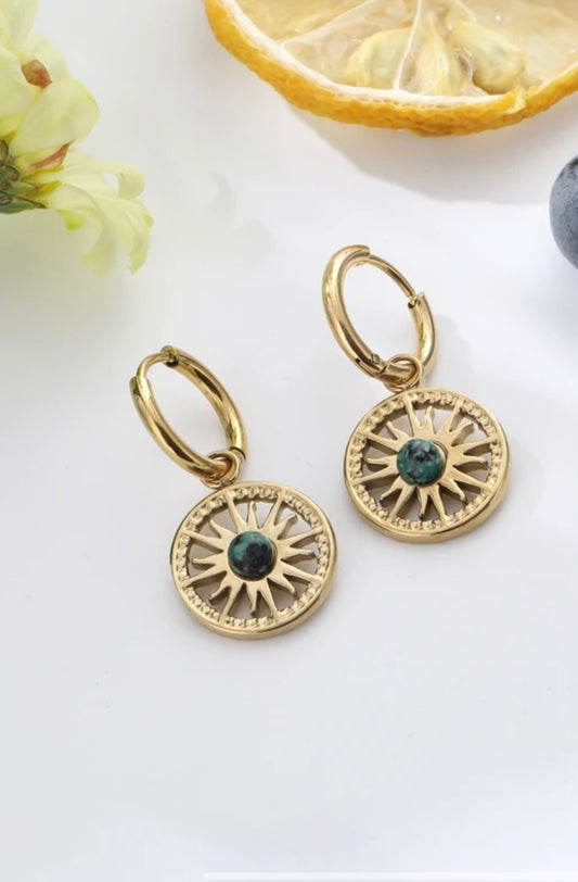 Ophélie Earring - Green