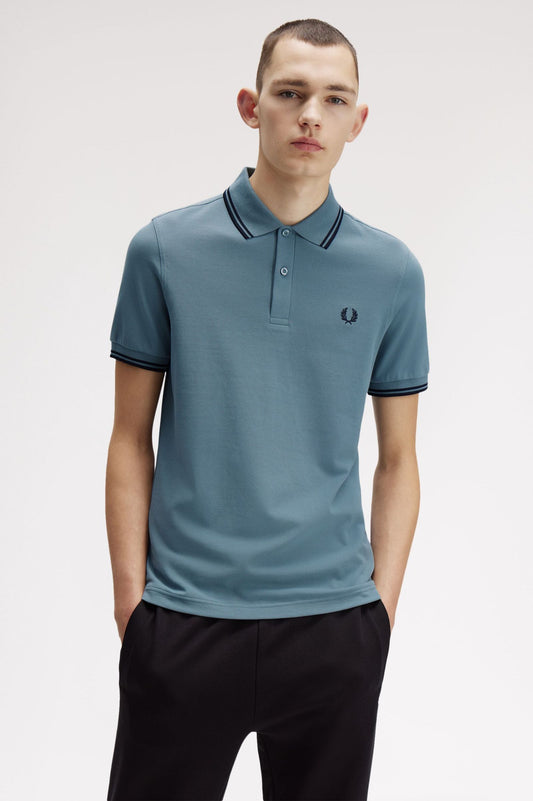 Twin Tipped Polo Shirt - Stockport Blue