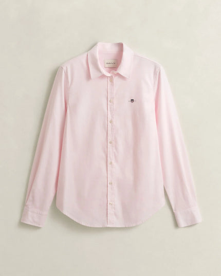 Stretch Oxford Shirt - Light Pink