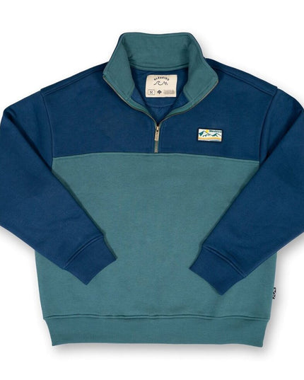 Bracken 1/4 Zip - Teal