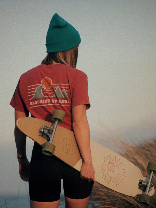 Crimson Horizon Tee