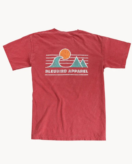 Crimson Horizon Tee