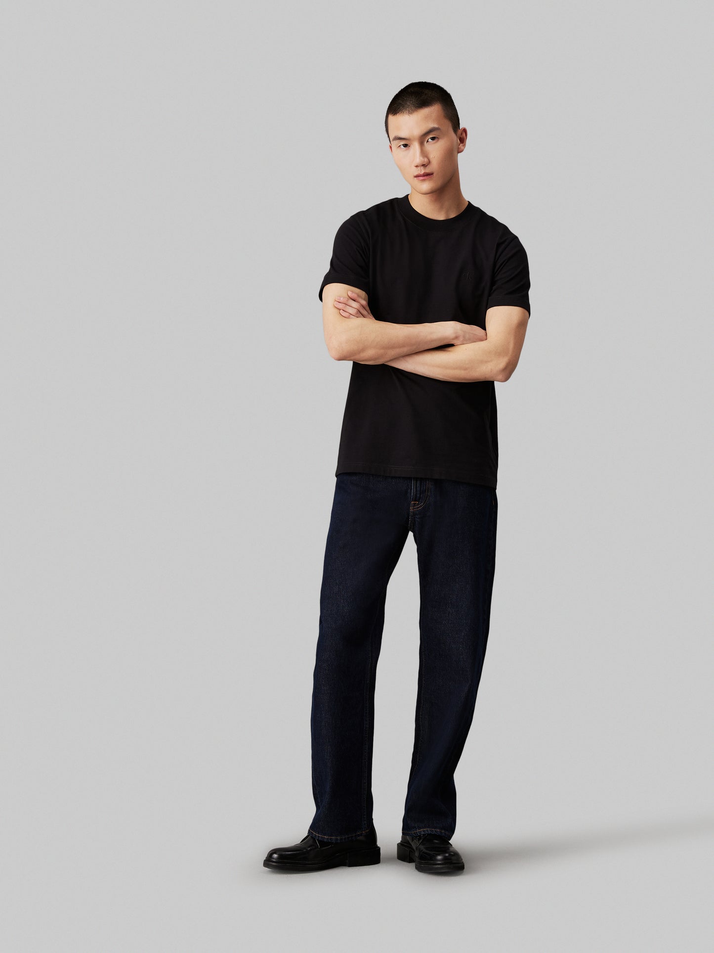 Calvin Klein Jeans - Heavy Jersey Monogram T-shirt - Black