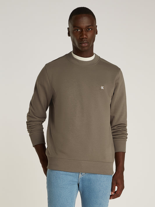 Calvin Klein Jeans - Embroidered Badge Crew Neck - Falcon