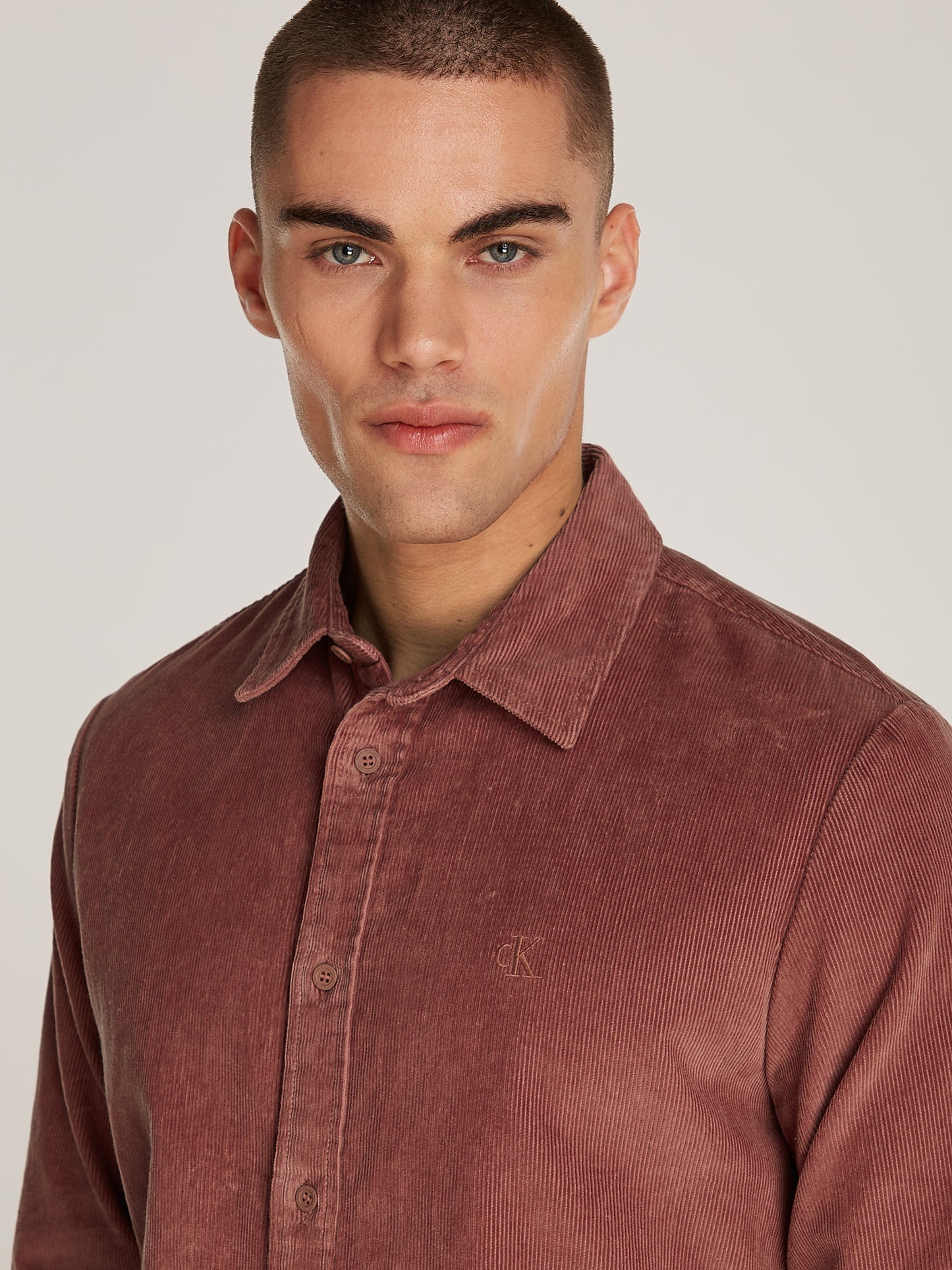 Calvin Klein - Corduroy Regular Fit Shirt - Apple Butter