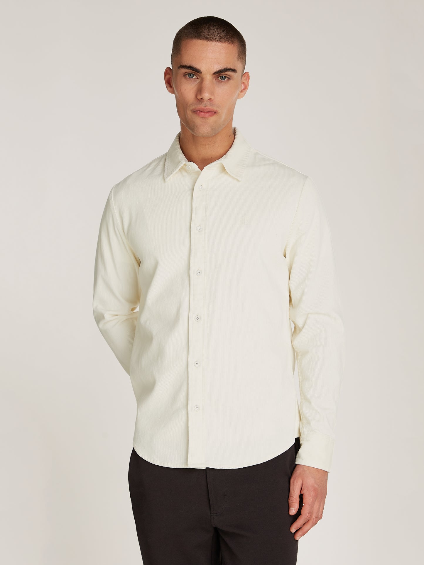 Calvin Klein Jeans - Corduroy Regular Fit Shirt - Ivory