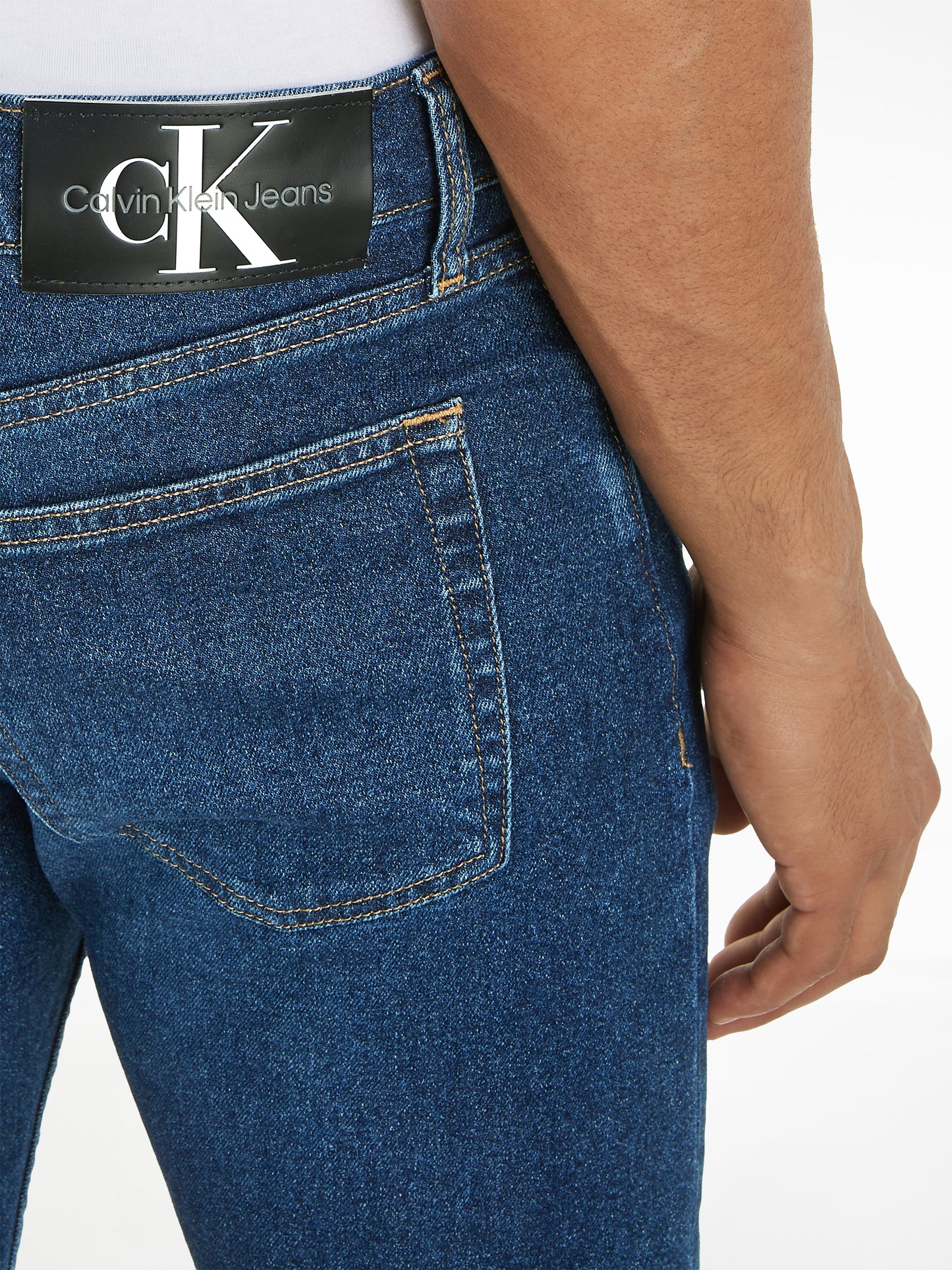 Calvin Klein Slim Taper Jeans - Denim Dark