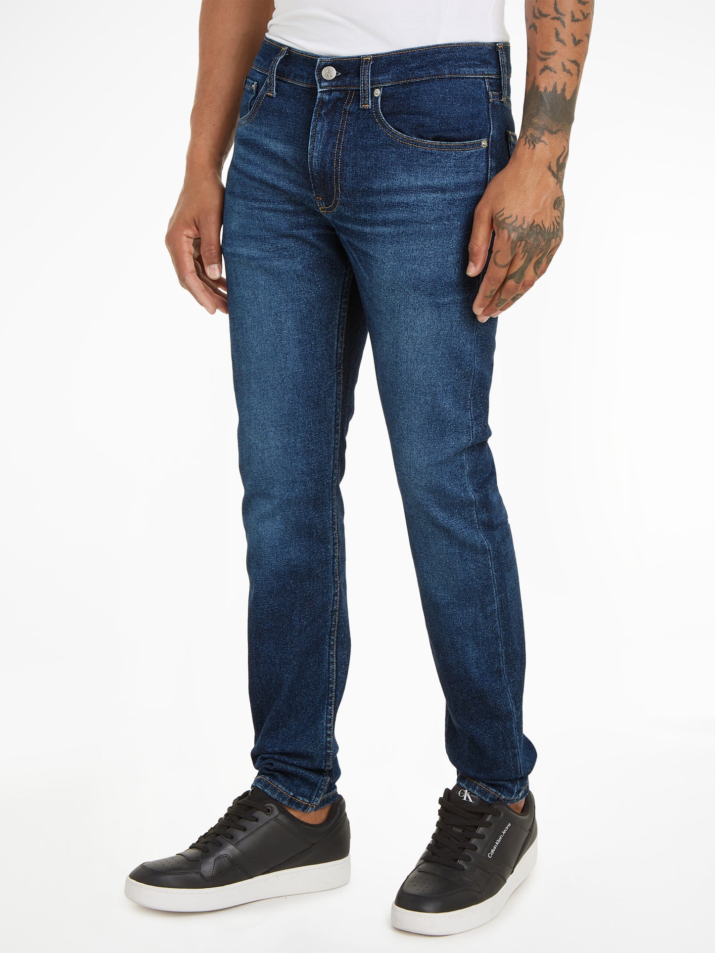 Calvin Klein Slim Taper Jeans - Denim Dark