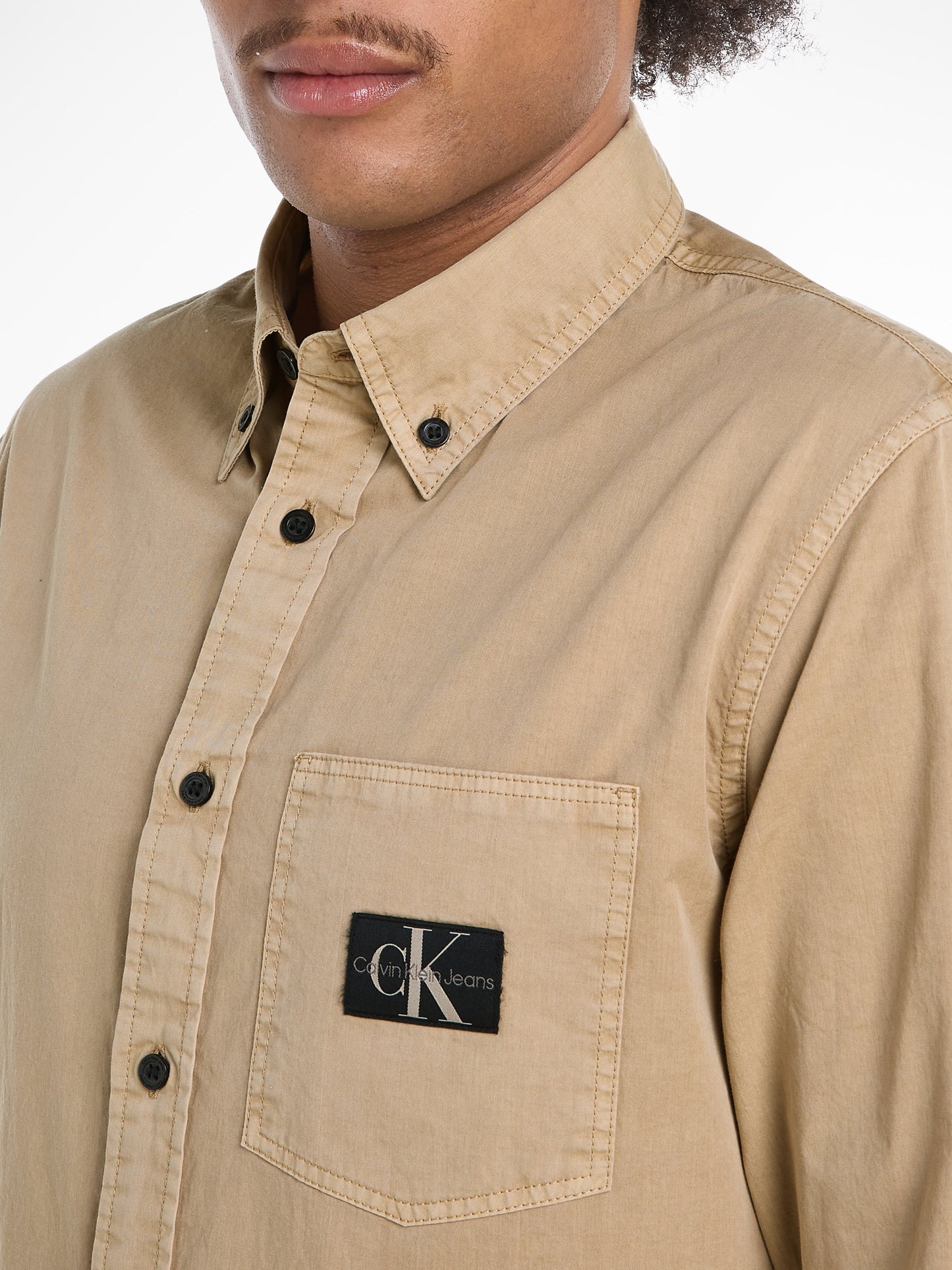 Calvin Klein Jeans Regular Shirt - Camel