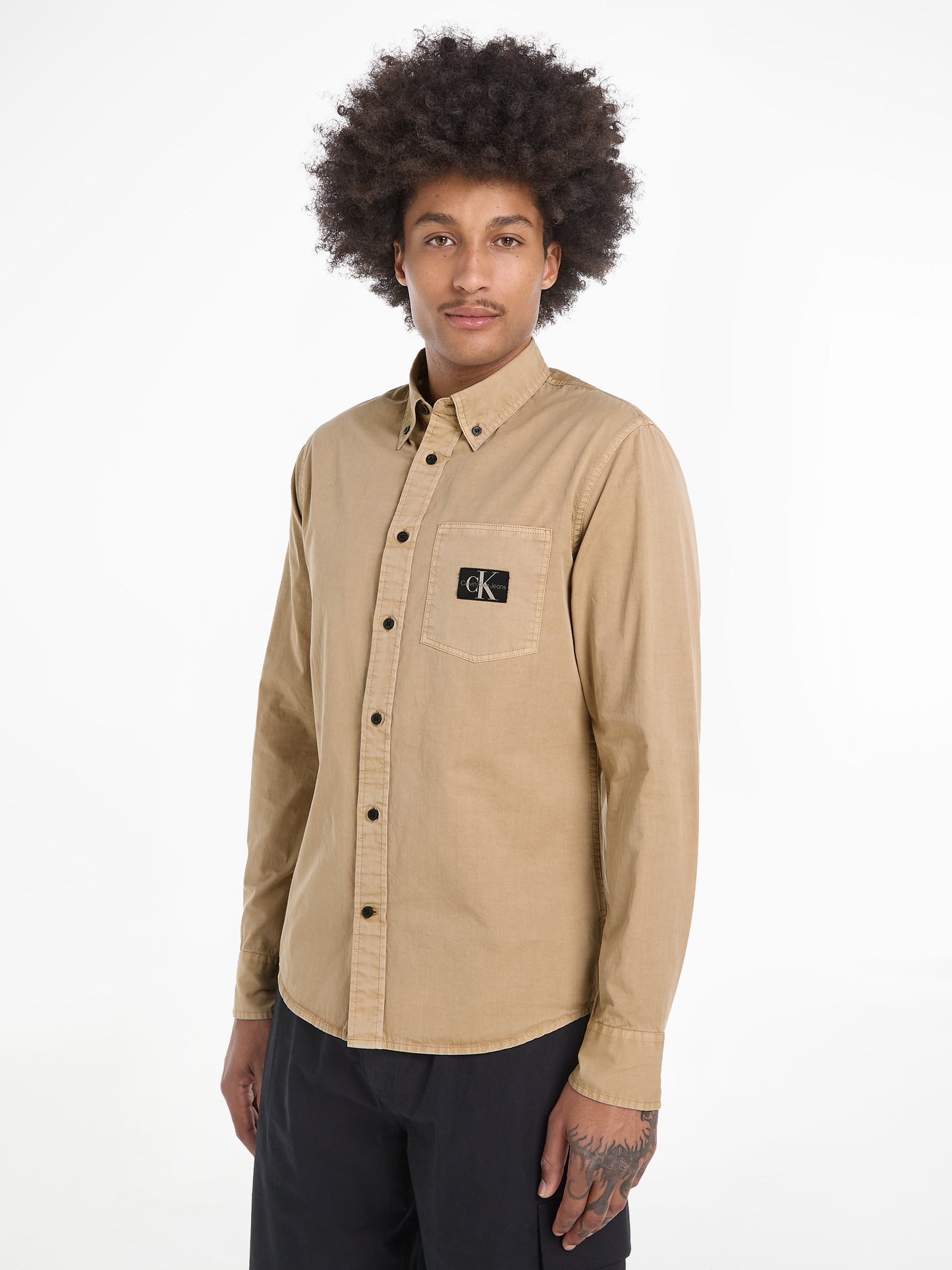 Calvin Klein Jeans Regular Shirt - Camel