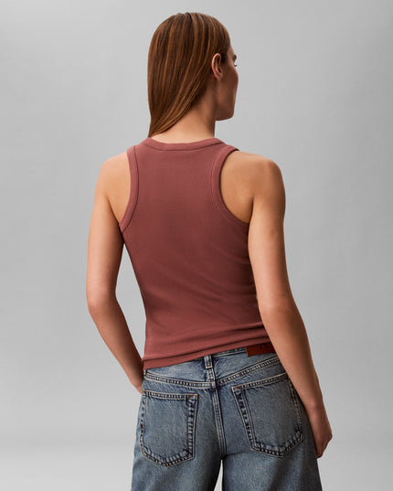 Baby Rib Logo Vest - Sierra Brown