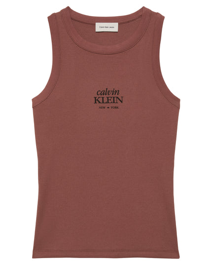 Baby Rib Logo Vest - Sierra Brown